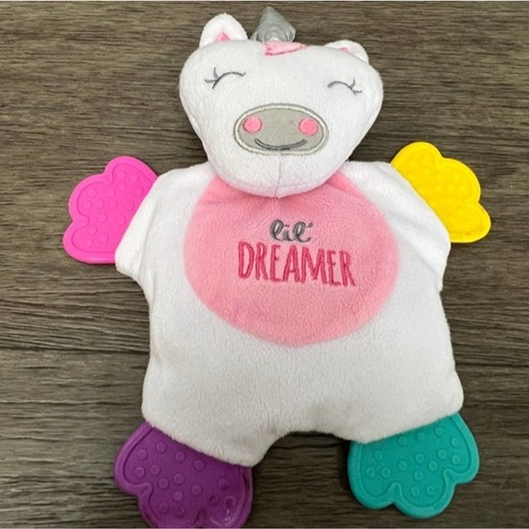 Playtex Baby Unicorn Sensory Teether‎ Lovey - Picture 1 of 5